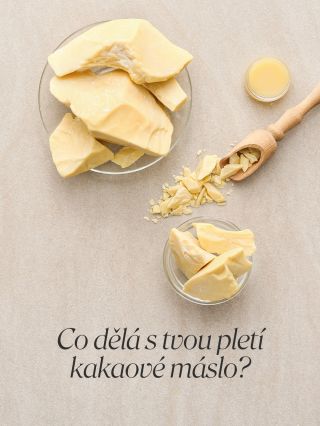 Čokoláda pro pleť? Skoro. 🍫 🤎Kakaové máslo je přírodní tuk z kakaových bobů – hezky voní, ale na pleti dělá hlavně práci...