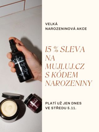 Ještě dnes platí naše narozeninová akce na e-shopu a soutěž! 🥳 Stačí do poznámky v posledním kroku objednávky napsat...